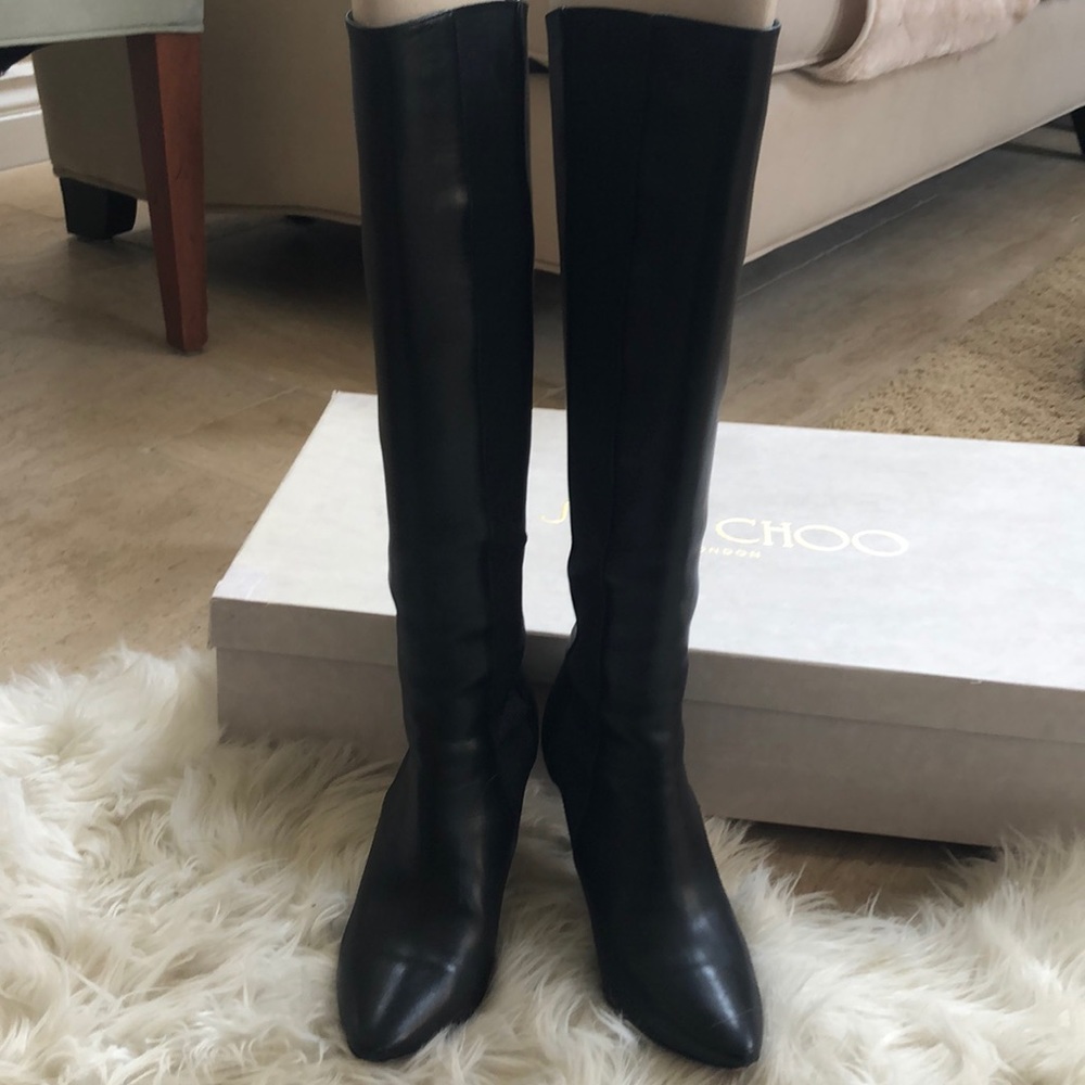 Jimmy Choo Boots black leather